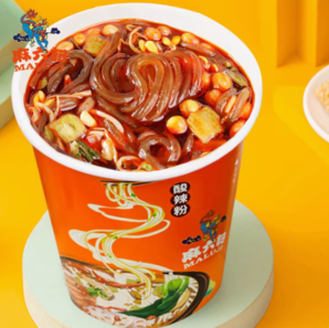 88VIP！麻六記 酸辣粉256g*12桶裝