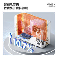 華凌 大1.5匹新一級能效變頻冷暖壁掛式智能節(jié)能省電臥室掛機空調