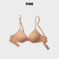 VICTORIA'S SECRET PINK 女士光面無痕多巴胺圓盤胸外擴(kuò)文胸