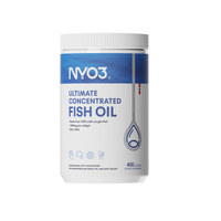 NYO3 四倍濃縮2000mg高純挪威深海魚油魚肝油軟膠囊DPA10倍效力omega-3 400粒