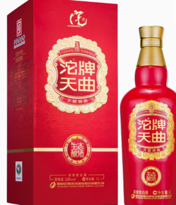 沱牌 天曲 38%vol 濃香型白酒 1000ml*2瓶