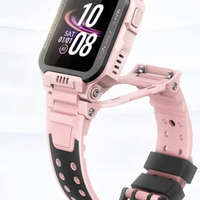 小天才 Z6Pro少年版兒童電話手表Z6pro葉羅麗 Z6S Z6 IPX8防水視頻雙攝定位智能手表男女 Z6pro粉色