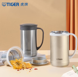 20點(diǎn)！TIGER 虎牌 CWM-A050-XC 保溫杯 500ml 不銹鋼色