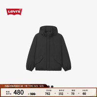 李維斯 Levi's 24秋季男士可收納風(fēng)帽御寒羽絨服都市輕戶外 黑色 L