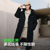 波司登 90絨長(zhǎng)款羽絨服 黑色 B40143320