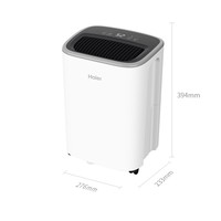 海爾 Haier 家用除濕機(jī)靜音臥室抽吸濕器 CF12-KAE白色