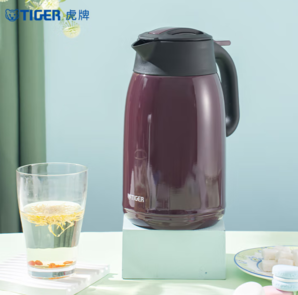 TIGER 虎牌 PWM-A16C-VA 不銹鋼便攜式真空保溫壺 1.6L 葡萄紫