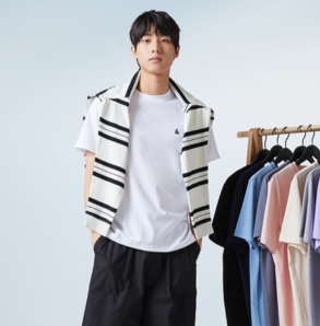 20點！JACK&JONES 杰克瓊斯男款春季日常簡約百搭T恤