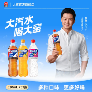 大窯 嘉賓/橙諾水果味碳酸飲料 520mL*8瓶
