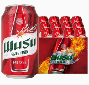 奪命大烏蘇 紅烏蘇新疆啤酒330mL*12罐
