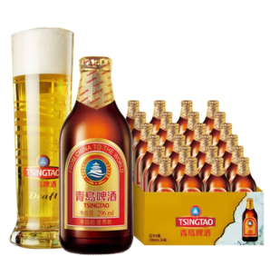  TSINGTAO  青島啤酒 小棕金11度296ml*24瓶 