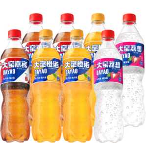 大窯 碳酸飲料 嘉賓3瓶+橙諾3瓶+荔想2瓶 520ml*8瓶