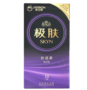jissbon 杰士邦 SKYN極膚非乳膠套10只 1盒裝
