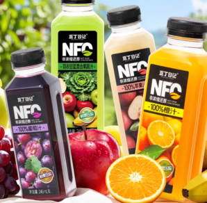 88VIP！喵滿分 NFC果蔬汁組合裝245ml*6瓶