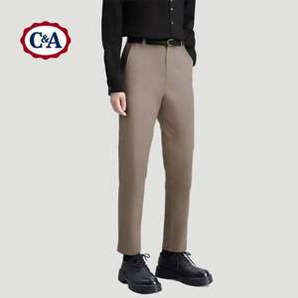 C&A 男士春秋新款直筒休閑褲