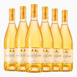 新加坡航空指定品牌，十字木桐 La Croix One 法國(guó)原瓶進(jìn)口 雙旗壹號(hào)干白葡萄酒750mL*6瓶 整箱禮盒