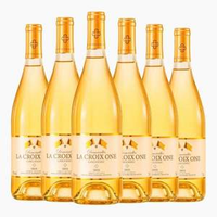 新加坡航空指定品牌，十字木桐 La Croix One 法國(guó)原瓶進(jìn)口 雙旗壹號(hào)干白葡萄酒750mL*6瓶 整箱禮盒