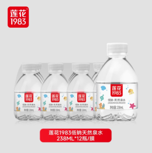 蓮花1983 低鈉天然泉水238mL*12瓶