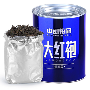 家中招待茶！中閩裕品 大紅袍茶葉武夷巖茶濃香型烏龍茶 罐裝100g