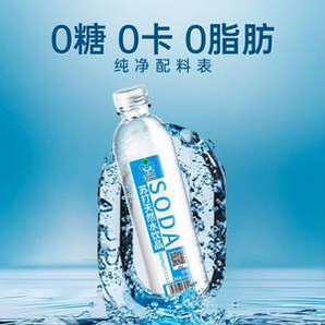 30年老牌，李子園 蘇打天然水飲品501mL*12瓶