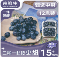 京鮮生 云南藍(lán)莓（15mm+）125g*12盒裝