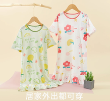 Deesha 笛莎 A類女童純棉卡通印花睡裙（90~160碼）