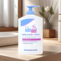 臨期白 菜！Sebamed 施巴 洗發(fā)水&沐浴露二合一 400ml