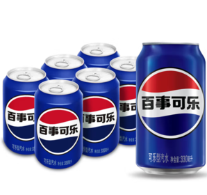 pepsi 百事 可樂(lè) Pepsi 碳酸飲料 330ml*6聽(tīng)