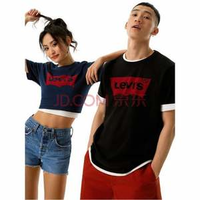 Levi's 李維斯 情侶款Logo印花純棉短袖T恤