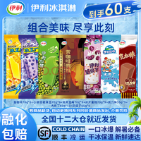 伊利冰淇淋家庭超值組合大布丁苦咖啡冰工廠組合裝60支 60支（3905g）