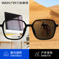 winsee 萬新  防藍光變色1.60鏡片+多鏡框可選