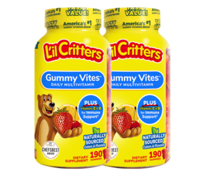 L'il Critters 麗貴 小熊糖 美國進(jìn)口 兒童葉黃素復(fù)合維生素軟糖 190粒*2瓶