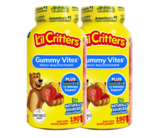 L'il Critters 麗貴 小熊糖 美國(guó)進(jìn)口 兒童葉黃素復(fù)合維生素軟糖 190粒*2瓶