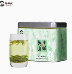 中華老字號！謝裕大 2024新茶 雨后三級老野茶黃山毛峰翡翠聽 30g*3盒