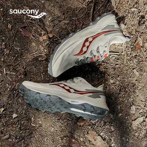  saucony索康尼 游隼14男情侶戶外越野舒適跑鞋