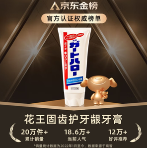 Kao 花王 去牙垢防蛀美白牙膏 165g