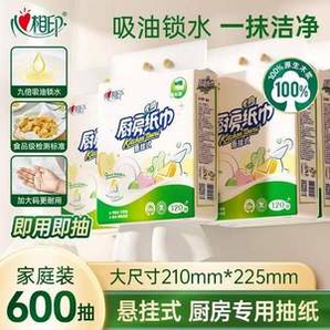 心相印 懸掛式廚房用紙 120抽*5提（贈掛鉤）