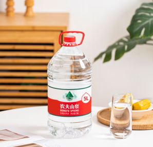 農(nóng)夫山泉 天然飲用水5L*4桶 整箱裝