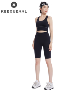 薄荷涼感！KEEXUENNL 珂宣尼 X7 閃電騎行褲夏季薄款五分瑜伽褲