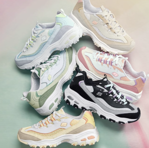Skechers 斯凱奇 D'Lites系列 小冰熊女子厚底老爹鞋運(yùn)動鞋896209 多色