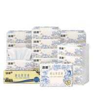 20點開搶！潔柔 滇山茶花香可濕水抽紙 3層100抽*24包