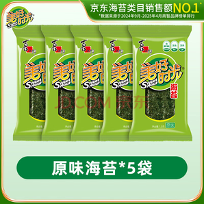 美好時光 海苔片 原味 1.5g*5袋