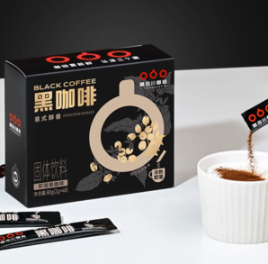 日本進口！TASOGARE 隅田川 意式醇香即溶黑咖啡80g（2g*40條）*2盒