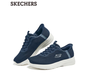 輕盈無束！Skechers 斯凱奇 SPORT系列 女士輕質(zhì)綁帶一腳蹬健步鞋150480