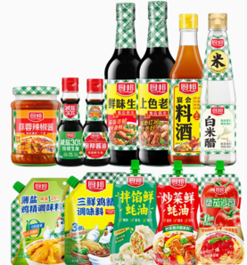 任選5件！廚邦 醬油老抽蠔油等調(diào)味組合