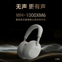 Sony 索尼 WH-1000XM6 雙芯超旗艦頭戴式無線藍牙降噪耳機
