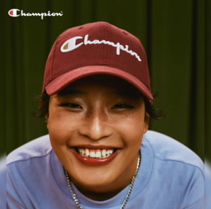 Champion 冠軍 男女經(jīng)典休閑棒球帽鴨舌帽 23FWA01