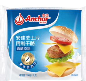 新西蘭進口！Anchor 安佳 切達干酪奶酪芝士片原味 250g