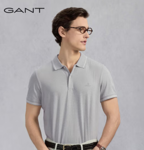 GANT 甘特 男士純棉翻領(lǐng)短袖POLO衫 2色