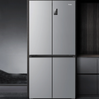 Haier 海爾 節(jié)能大師系列 BCD-465WGHTDE9S9 風(fēng)冷十字對(duì)開門冰箱 465L 星輝銀